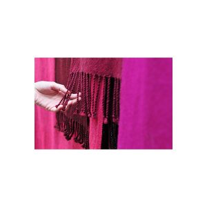 Bufanda color lisa de alpaca