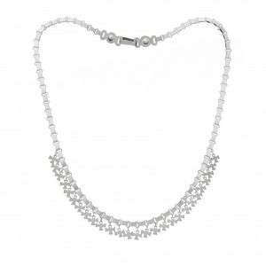 Collar mapuche Cruz de plata