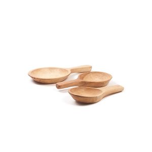 Cucharas 3 piezas madera de laurel