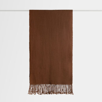 Chal liso de fibra de alpaca