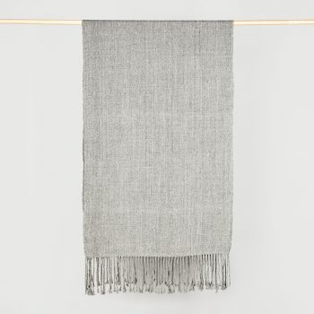 Chal liso de fibra de alpaca