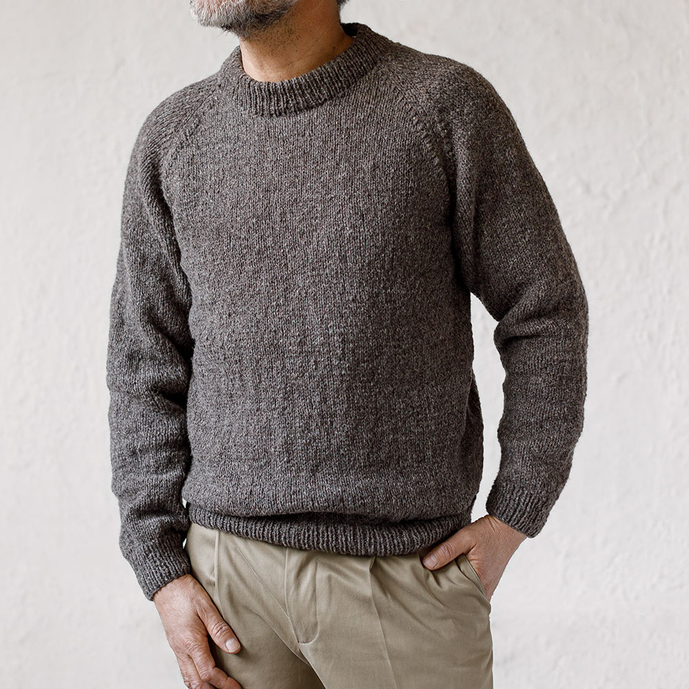 Suéter hombre de lana XL) - Artesanías de Chile