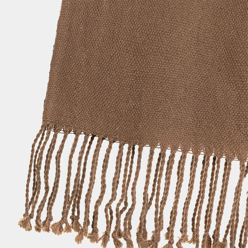 Bufanda lisa de fibra de alpaca