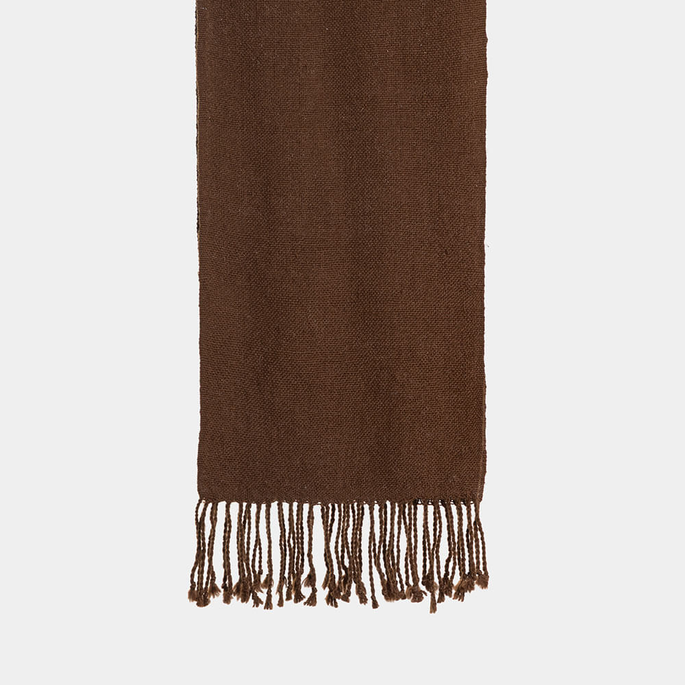 Bufanda lisa de fibra de alpaca
