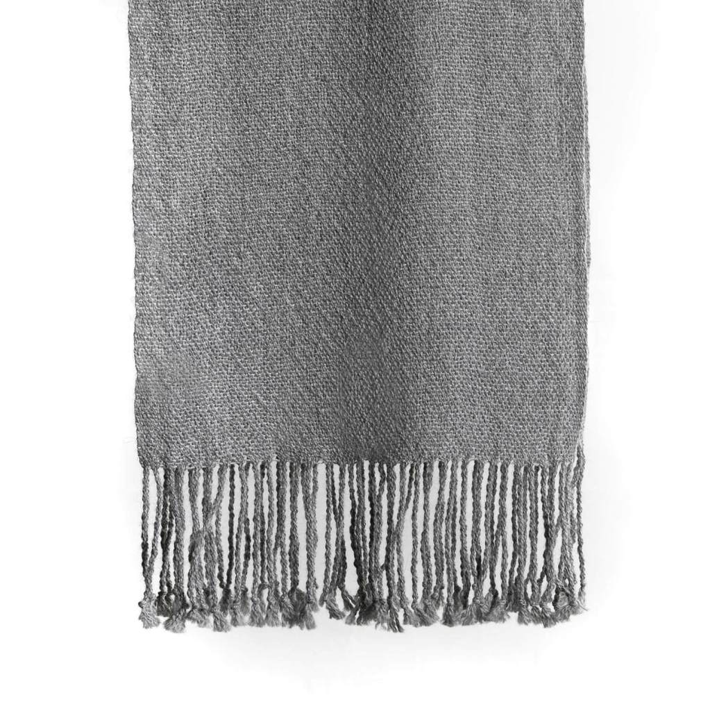 Bufanda lisa de fibra de alpaca