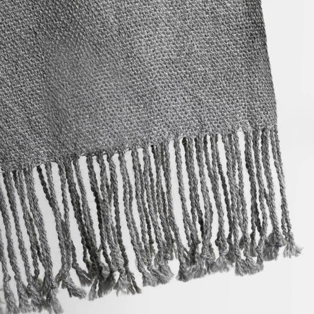 Bufanda lisa de fibra de alpaca