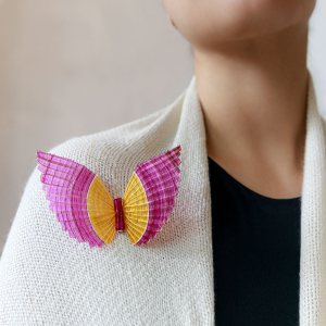 Prendedor mariposa de crin de caballo: imagen 3