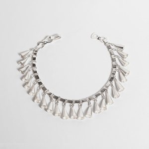 Pulsera campana de plata: imagen 1
