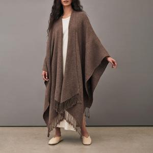 Ruana lisa de fibra de alpaca: imagen 19