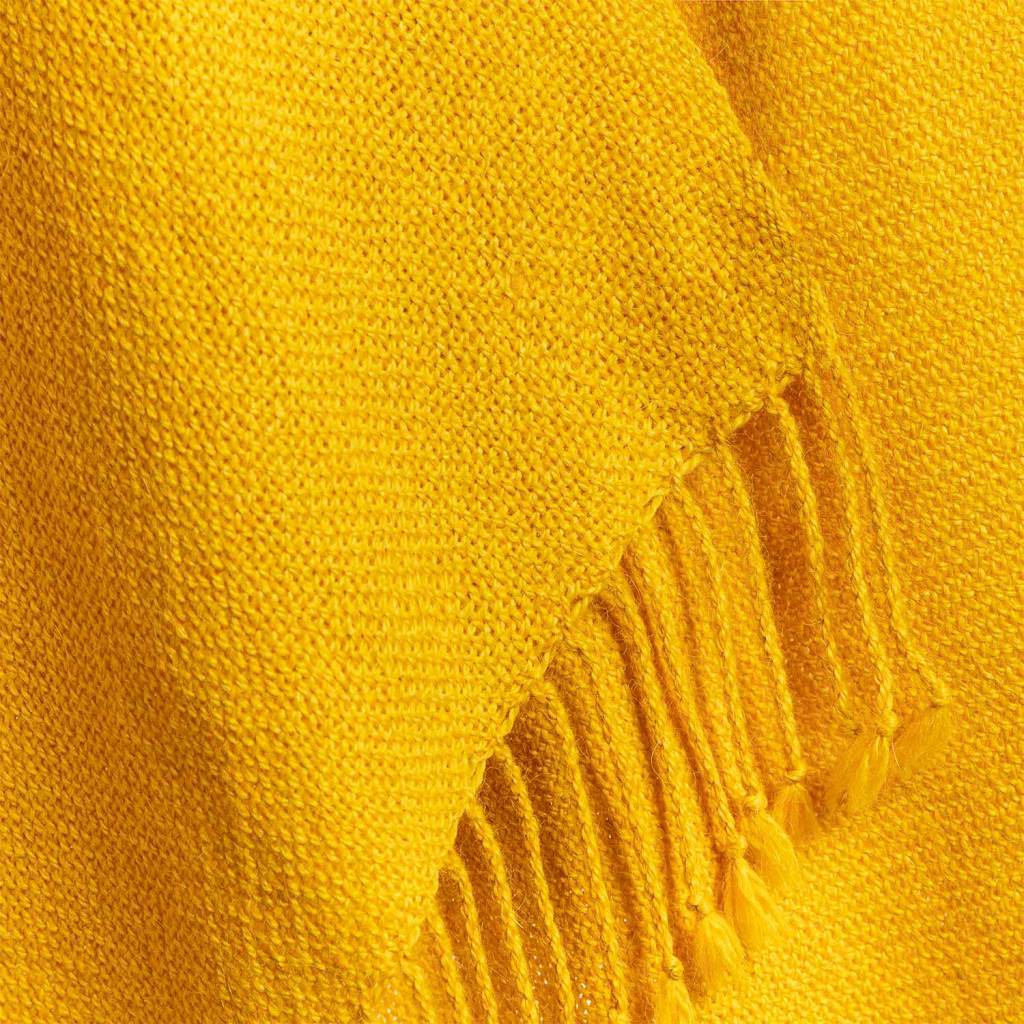 Ruana lisa de fibra de alpaca