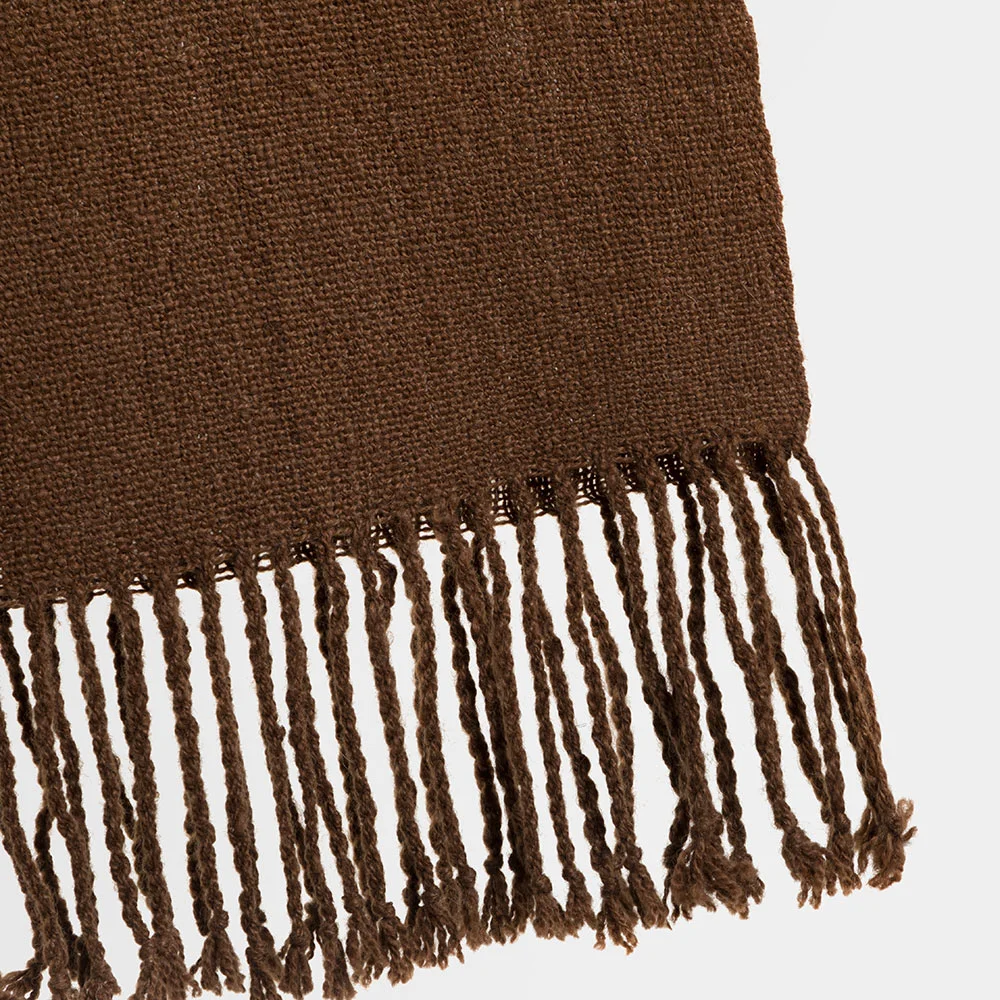 Chal liso de lana de alpaca