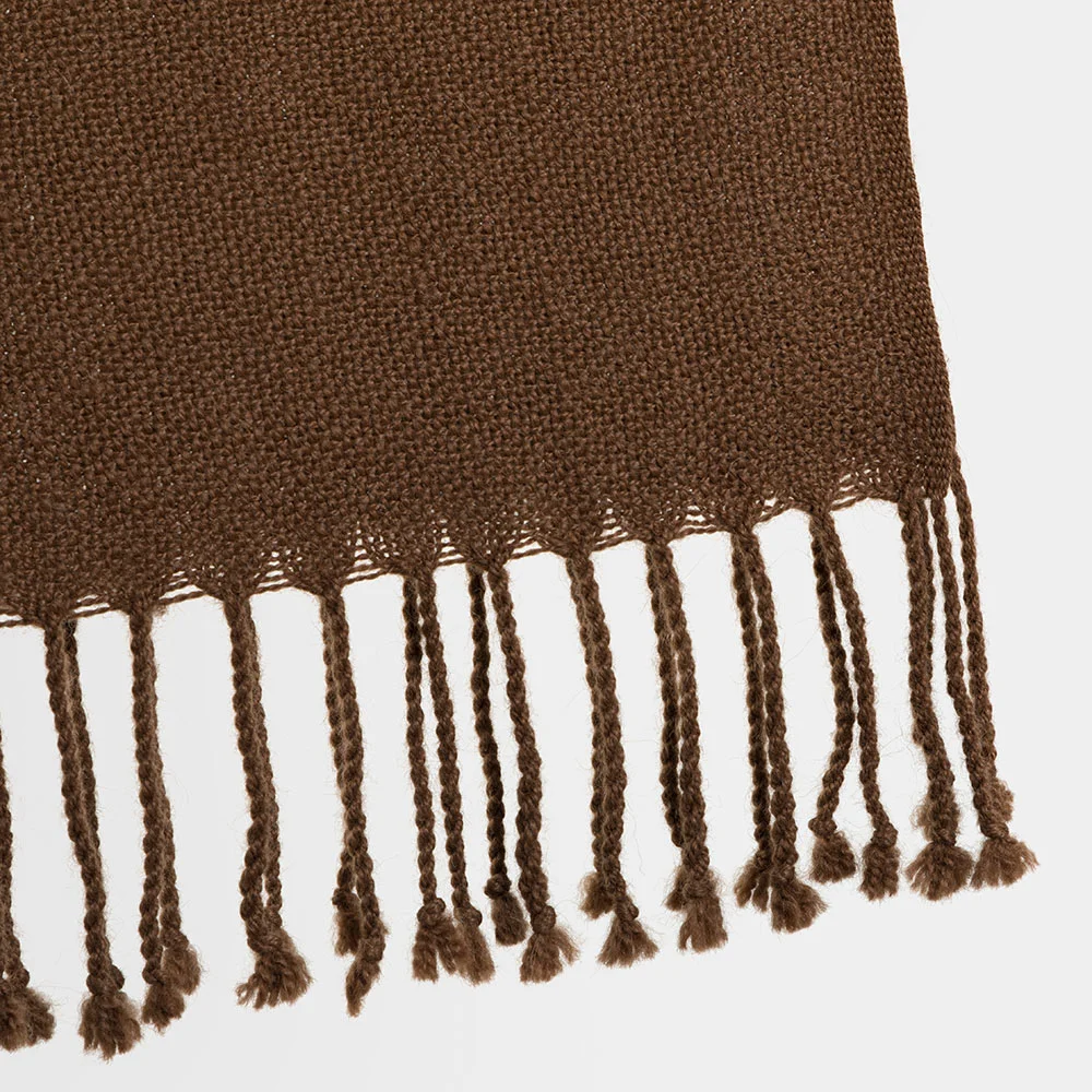 Chal liso de lana de alpaca