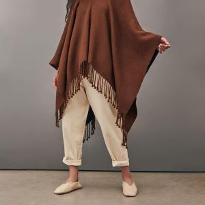 Poncho liso de fibra de alpaca: imagen 13