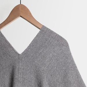 Poncho liso de fibra de alpaca: imagen 17