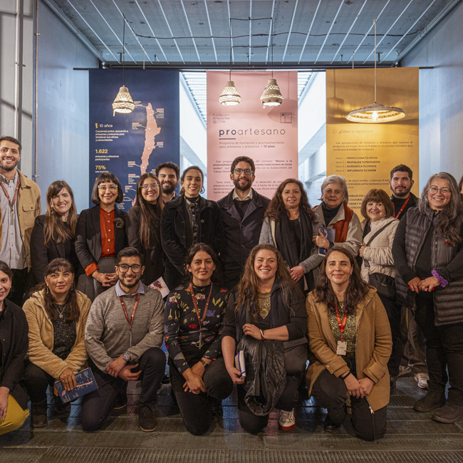 Fundación Artesanías de Chile conmemora 10 años de Proartesano, impactando a 1.622 artesanas/os