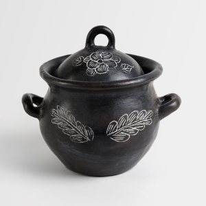 Olla con flores de Quinchamalí: imagen 1