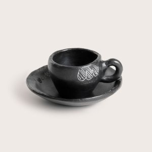 Taza de café de cerámica de Quinchamalí: imagen 1