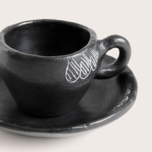 Taza de café de cerámica de Quinchamalí: imagen 3