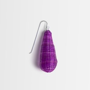 Aros gota grande de crin de caballo: imagen 2