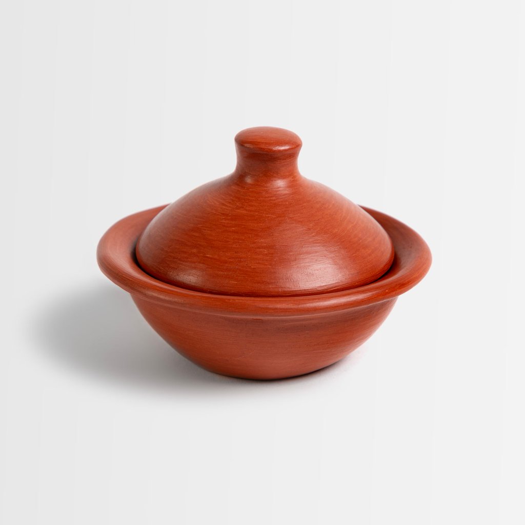 Pocillo con tapa de cerámica de Quebrada de Las Ulloa