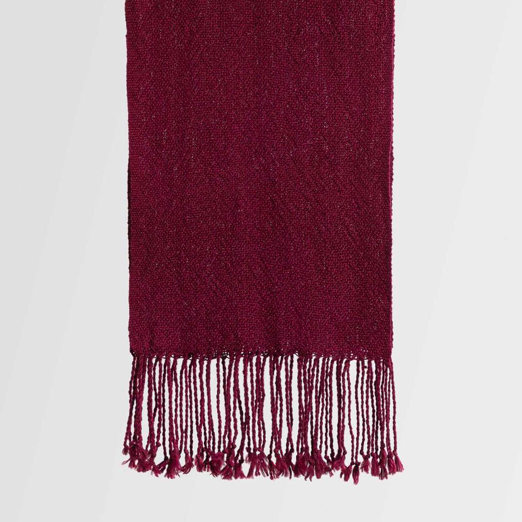 Bufanda lisa de fibra de alpaca
