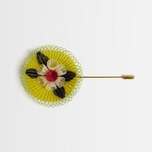Tupu de Flores de crin de caballo: imagen 1
