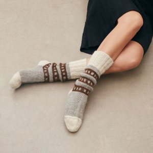 Calcetines de hilo de alpaca