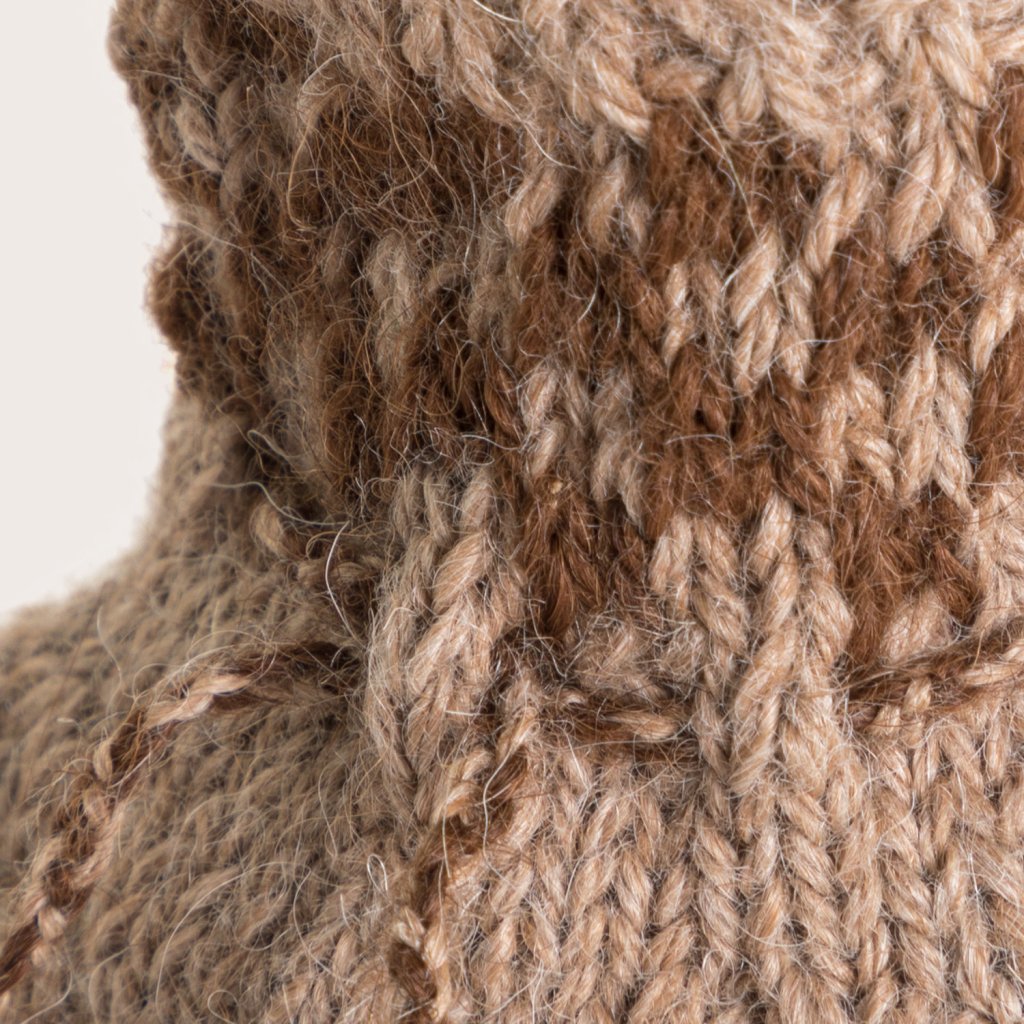 Monedero de hilo de alpaca