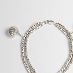 Pulsera kultrun de plata: imagen 4