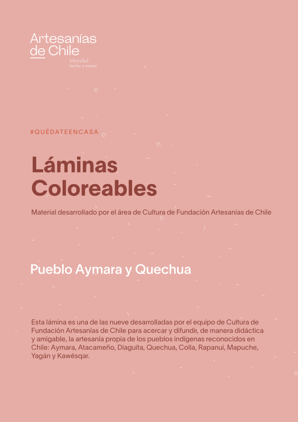 Láminas Coloreables - Pueblo Aymara y Quechua