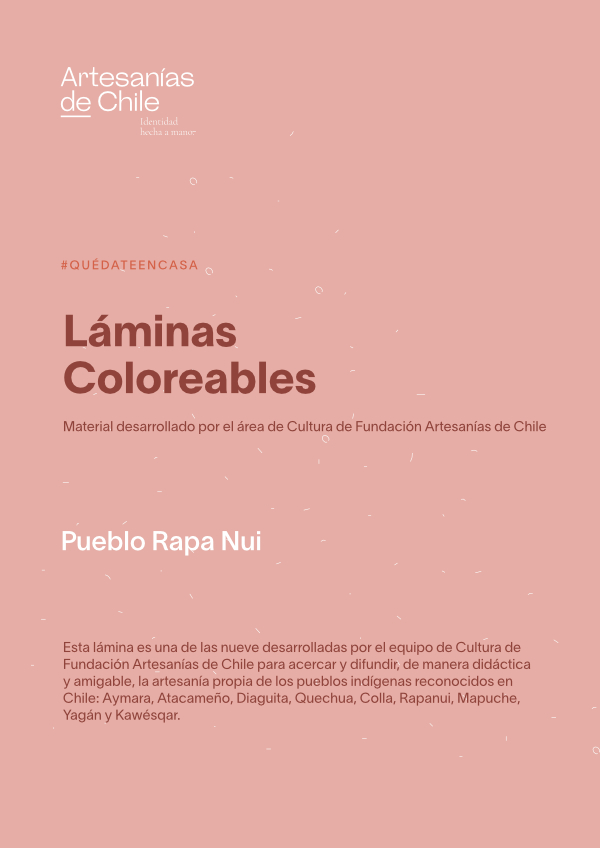 Láminas Coloreables - Pueblo Rapa Nui