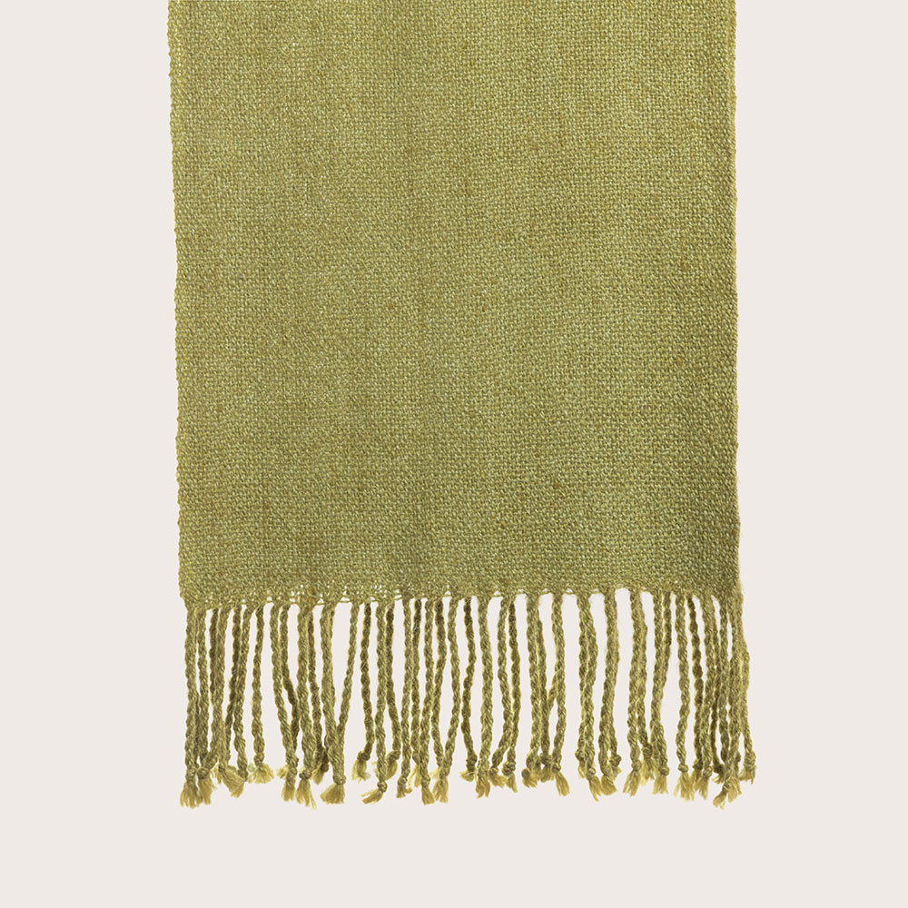 Bufanda lisa de fibra de alpaca